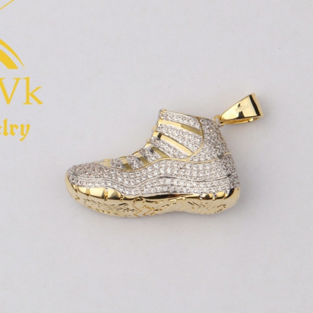 Iced Out Custom Jordan Sneakers Pendant